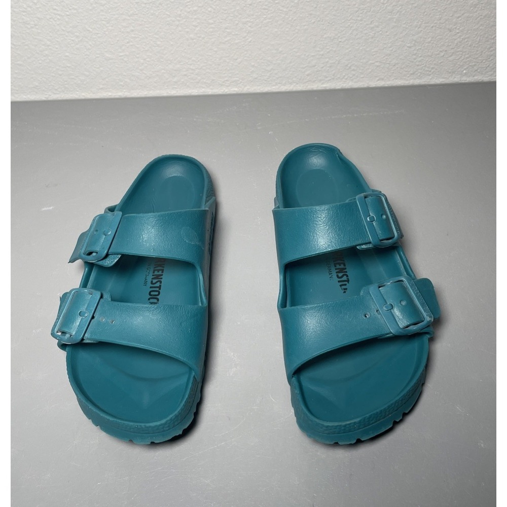 Birkenstock Arizona Teal EVA Essentials Size 37 Ladies 6 N Men's 4
